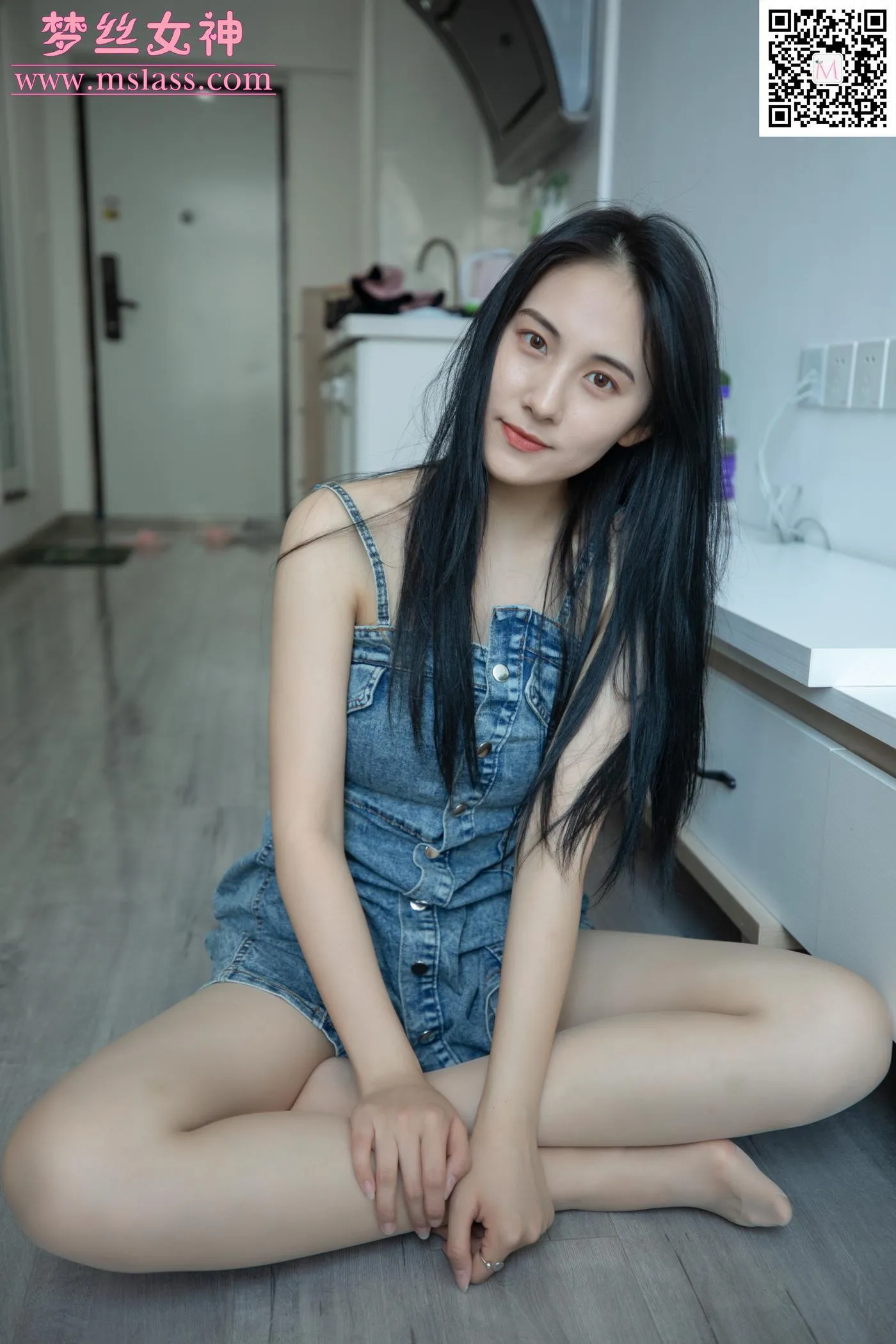 [MSLASS梦丝女神] 2020.06.27 NO.116 小允儿 牛仔连衣裙 [62P]插图5